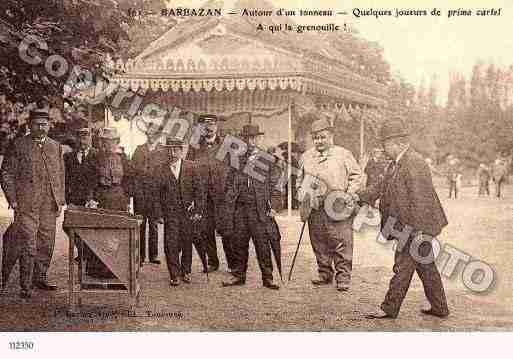 Ville de BARBAZAN, carte postale ancienne