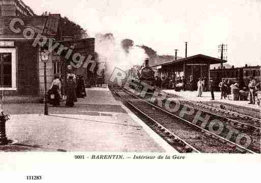 Ville de BARENTIN, carte postale ancienne