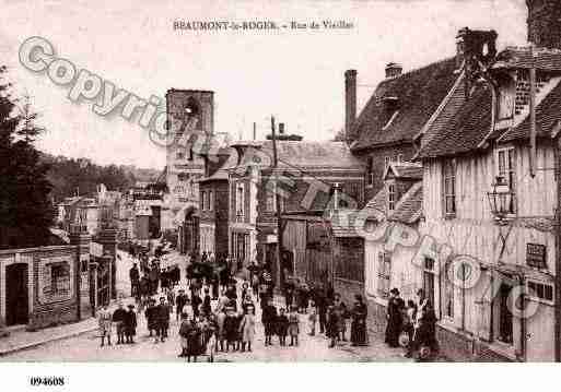 Ville de BEAUMONTLEROGER, carte postale ancienne