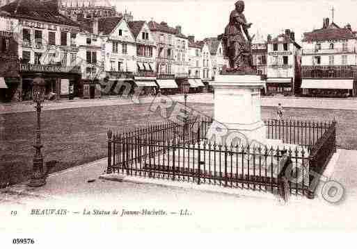 Ville de BEAUVAIS, carte postale ancienne