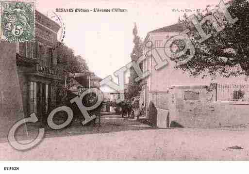 Ville de BESAYES, carte postale ancienne