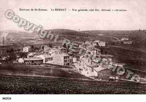 Ville de BESSAT(LE), carte postale ancienne