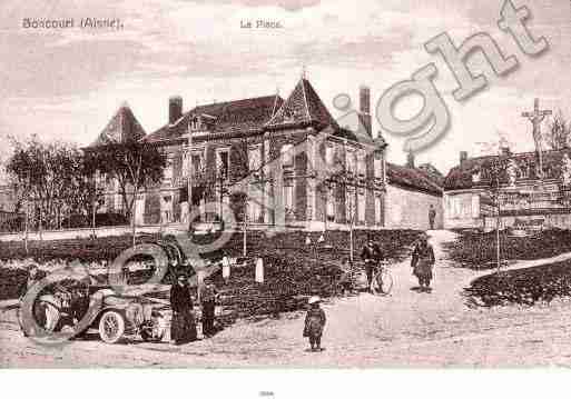 Ville de BONCOURT, carte postale ancienne