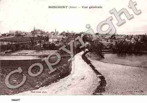 Ville de BONCOURT, carte postale ancienne