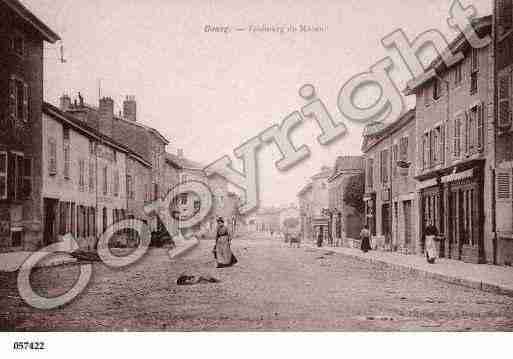 Ville de BOURGENBRESSE, carte postale ancienne