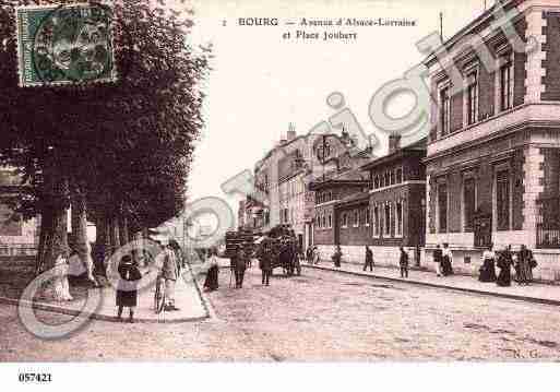 Ville de BOURGENBRESSE, carte postale ancienne