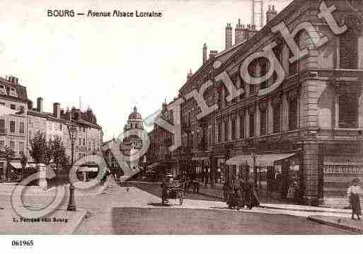 Ville de BOURGENBRESSE, carte postale ancienne