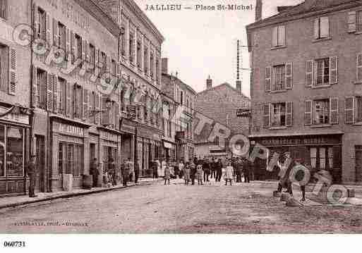 Ville de BOURGOINJALLIEU, carte postale ancienne