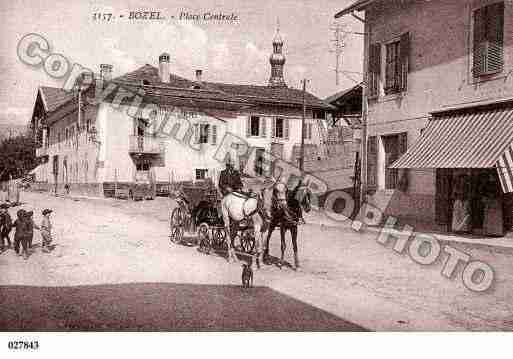 Ville de BOZEL, carte postale ancienne