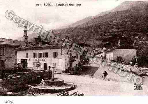 Ville de BOZEL, carte postale ancienne