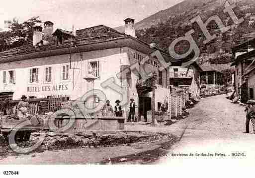 Ville de BOZEL, carte postale ancienne