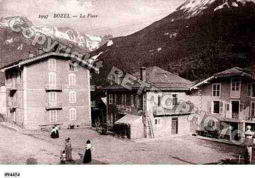 Ville de BOZEL, carte postale ancienne