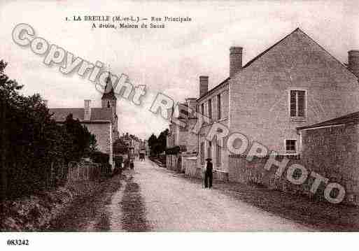 Ville de BREILLELESPINS(LA), carte postale ancienne