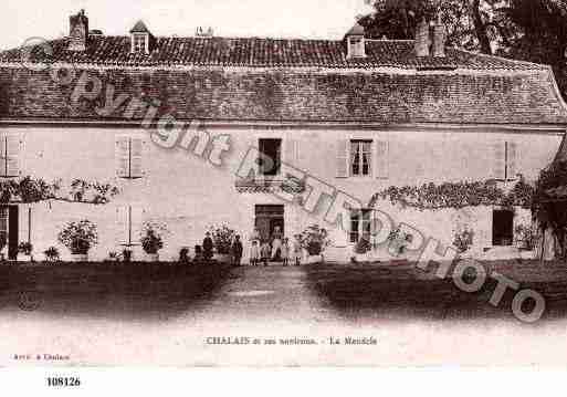 Ville de CHALAIS, carte postale ancienne