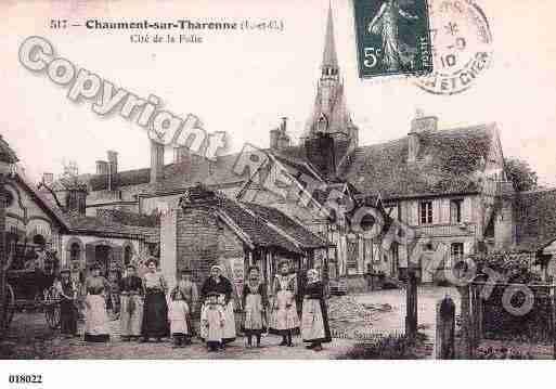 Ville de CHAUMONTSURTHARONNE, carte postale ancienne