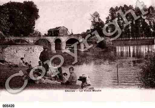 Ville de CHELLES, carte postale ancienne