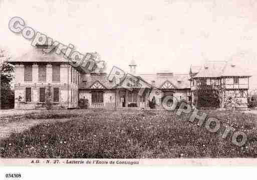 Ville de COETLOGON, carte postale ancienne