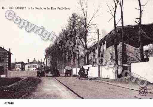 Ville de COLOMBES, carte postale ancienne