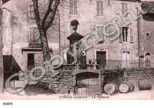 Ville de CORNUS, carte postale ancienne