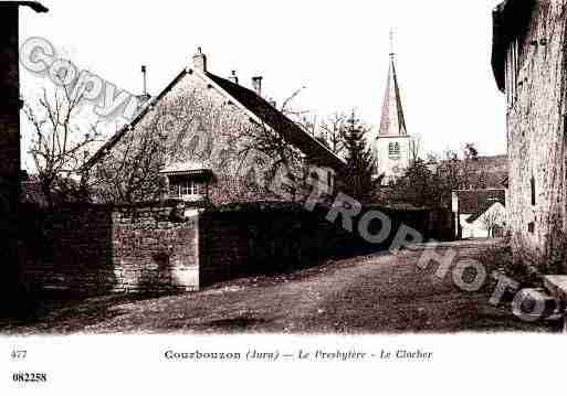 Ville de COURBOUZON, carte postale ancienne