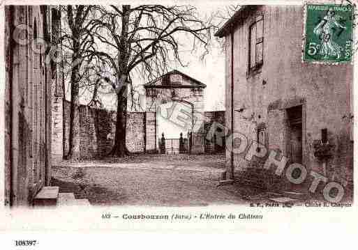 Ville de COURBOUZON, carte postale ancienne