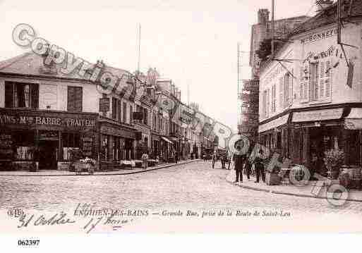 Ville de ENGHIENLESBAINS, carte postale ancienne