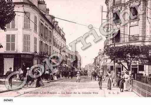 Ville de ENGHIENLESBAINS, carte postale ancienne