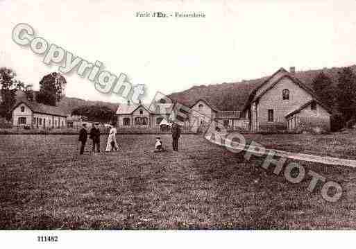 Ville de EU, carte postale ancienne