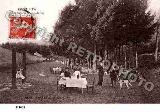 Ville de EU, carte postale ancienne