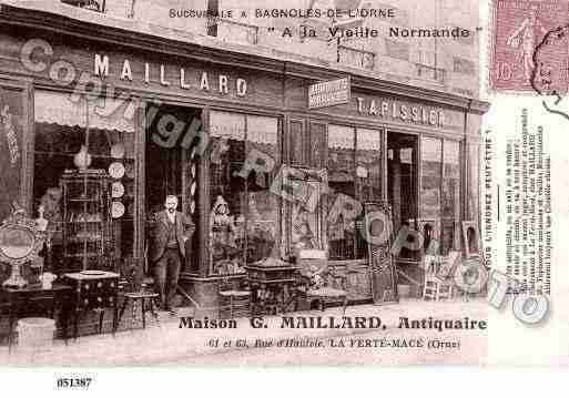 Ville de FERTEMACE(LA), carte postale ancienne