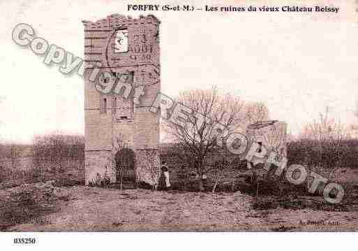 Ville de FORFRY, carte postale ancienne