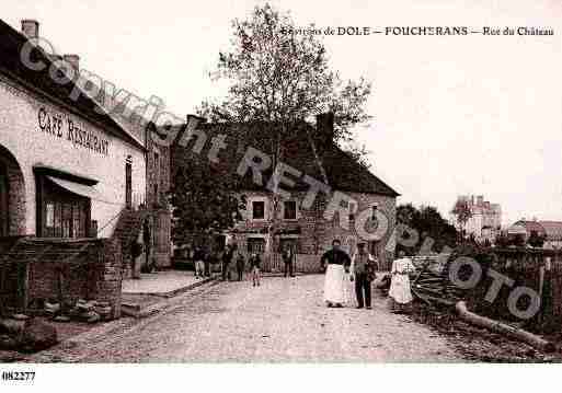 Ville de FOUCHERANS, carte postale ancienne