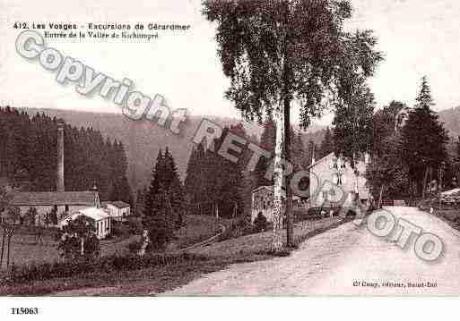 Ville de GERARDMER, carte postale ancienne