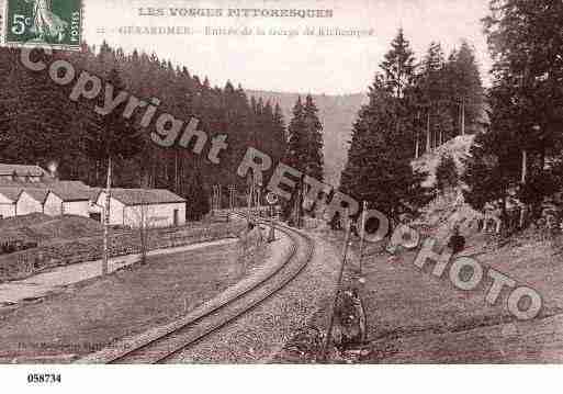 Ville de GERARDMER, carte postale ancienne