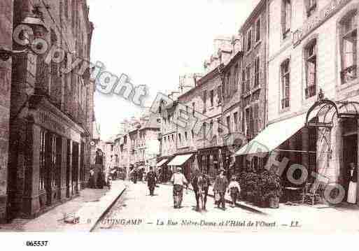 Ville de GUINGAMP, carte postale ancienne