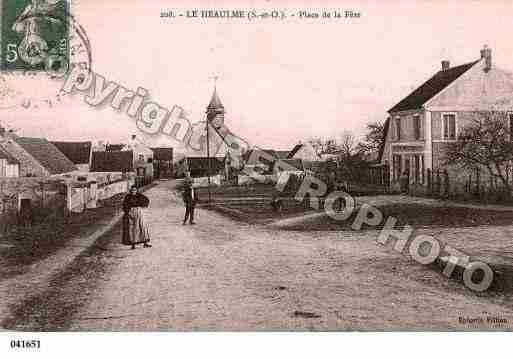 Ville de HEAULME(LE), carte postale ancienne