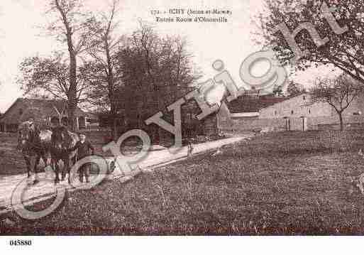 Ville de ICHY, carte postale ancienne