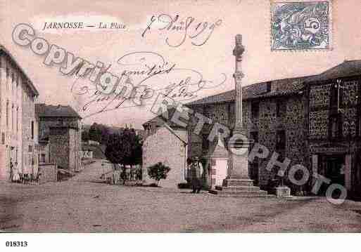 Ville de JARNOSSE, carte postale ancienne