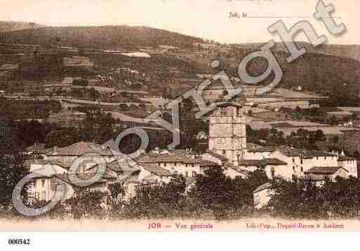 Ville de JOB, carte postale ancienne