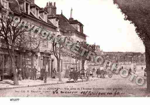 Ville de JOIGNY, carte postale ancienne