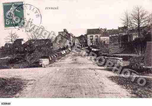 Ville de JUVIGNE, carte postale ancienne