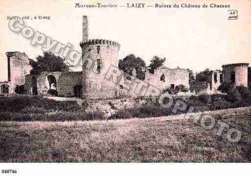 Ville de LAIZY, carte postale ancienne