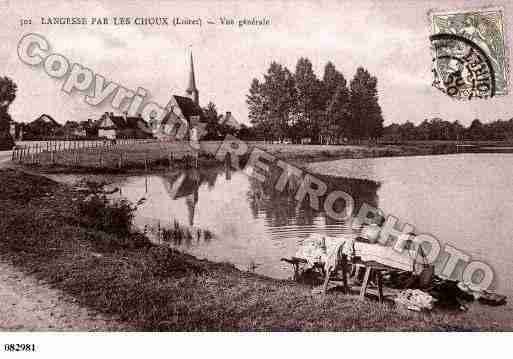 Ville de LANGESSE, carte postale ancienne