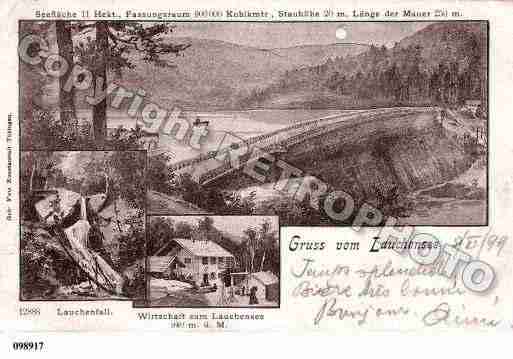 Ville de LINTHAL, carte postale ancienne