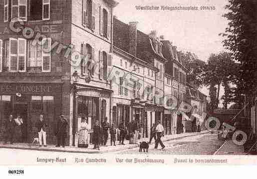 Ville de LONGWY, carte postale ancienne