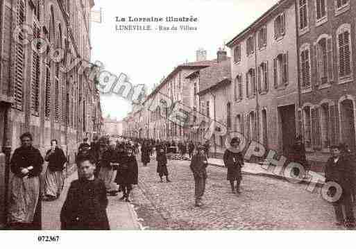 Ville de LUNEVILLE, carte postale ancienne