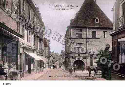 Ville de LUXEUILLESBAINS, carte postale ancienne