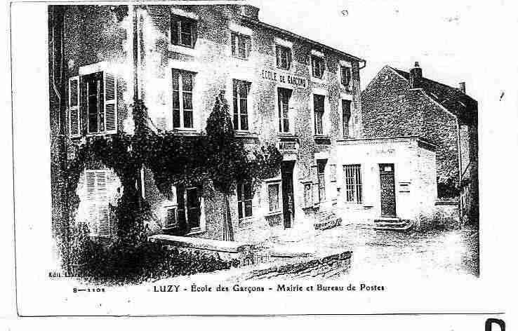 Ville de LUZYSTMARTIN, carte postale ancienne