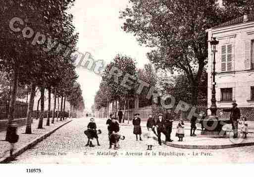 Ville de MALAKOFF, carte postale ancienne Ville de MALAKOFF, carte postale ancienne