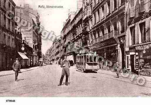 Ville de METZ, carte postale ancienne